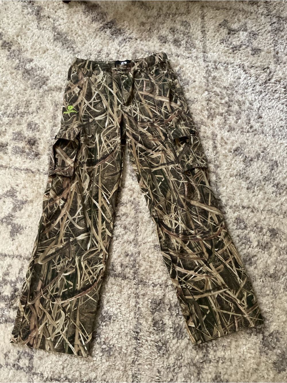 Mossy Oak men Camouflage Cargo Joggers - Brown & Green